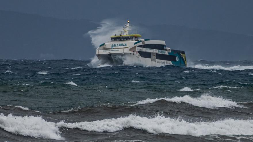 The squall Aline will bring strong gusts of wind and rough seas to Ibiza and Formentera