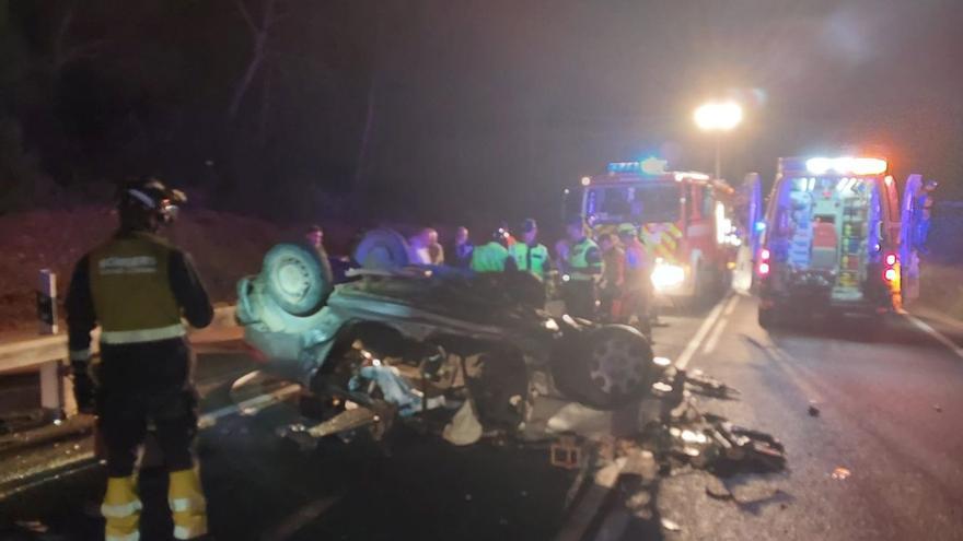 18 year old seriously injured in an accident on the Sant Miquel road is discharged from hospital