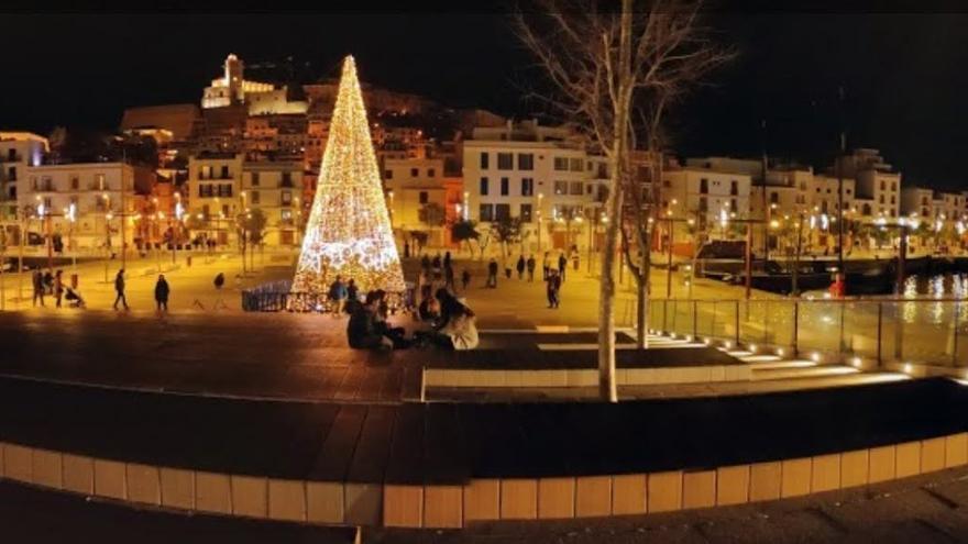 Christmas lighting contest in the ports of Ibiza and Formentera