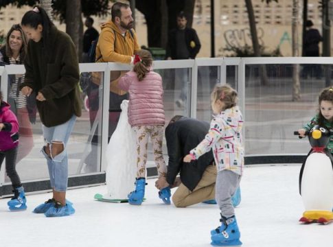 where will the ice rink in Ibiza be?