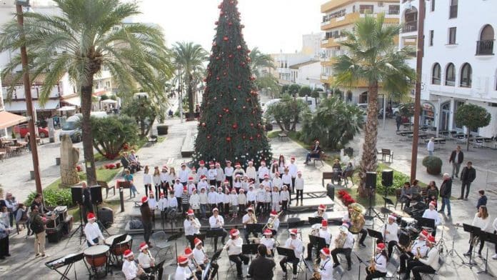 This is the Christmas program in Santa Eulària