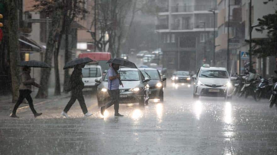 The weather in Ibiza and Formentera: rain, thunderstorms and hail