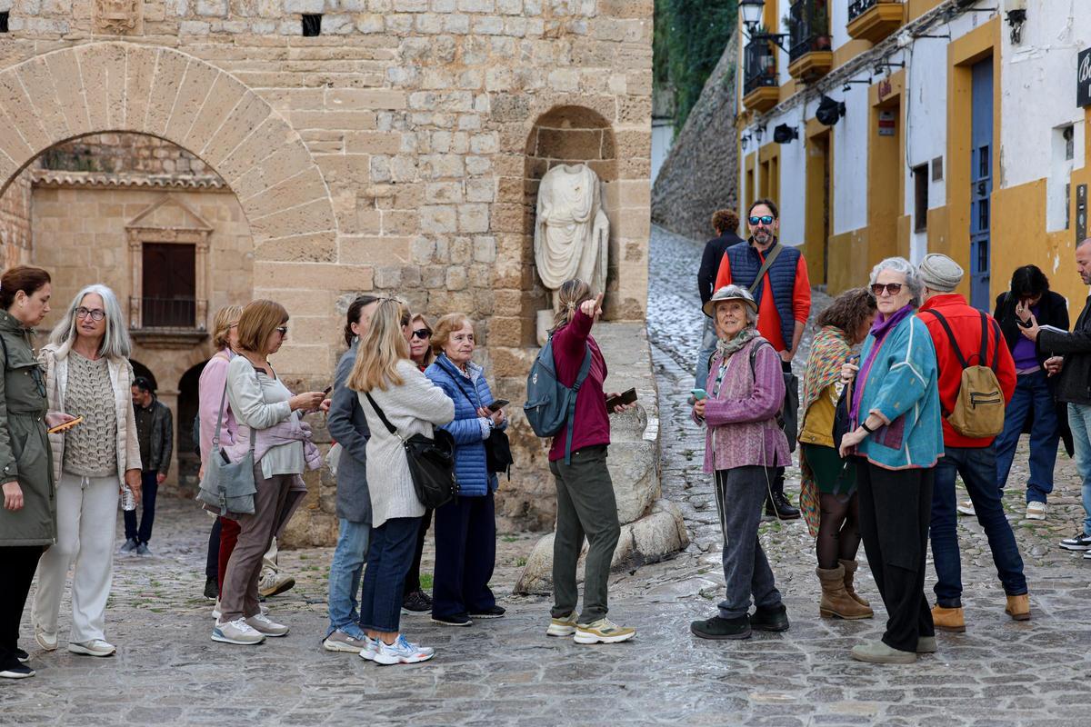 Guided Film Tour Of Dalt Vila By Enrique Villalonga Last January.