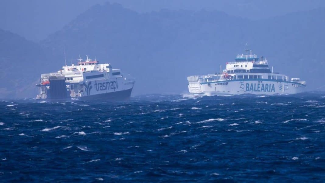 Seven maritime routes between Ibiza and Formentera cancelled due to the storm