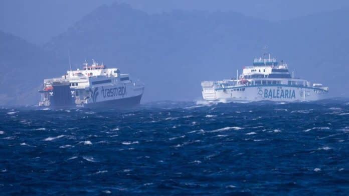 Seven maritime routes between Ibiza and Formentera cancelled due to the storm