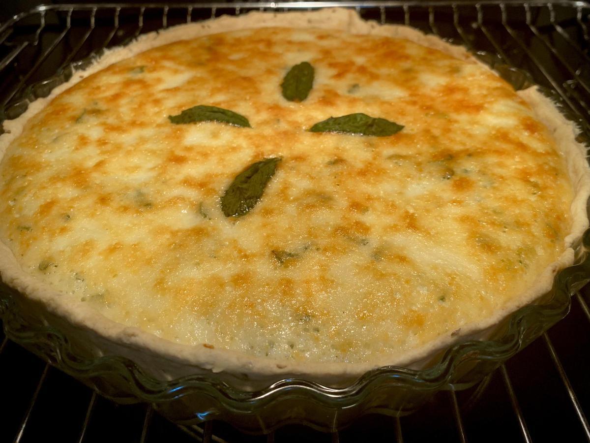 The 'Flaó', In The Oven.
