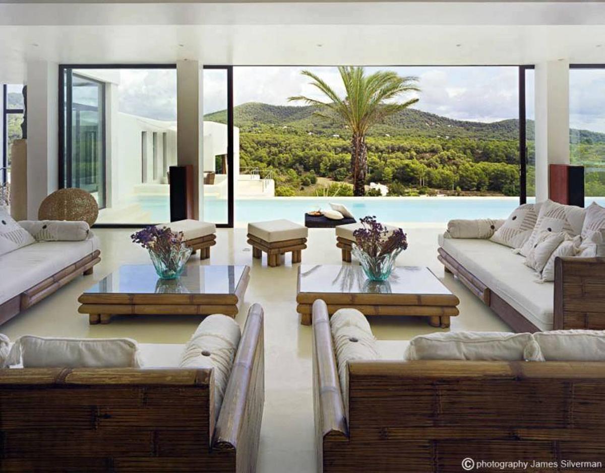 The Living Room Of The House Has Direct Access To The Pool