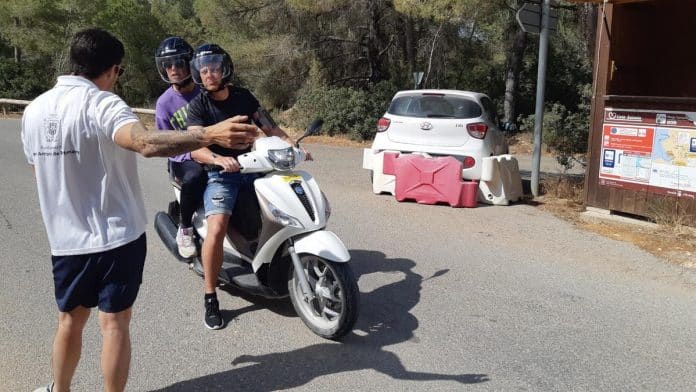 IBIZA BEACHES : When is the access control to Cala Salada and Cala Saladeta activated?