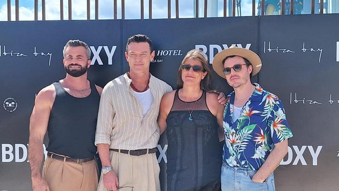 Actor Luke Evans, At The Nobu Hotel Ibiza Bay