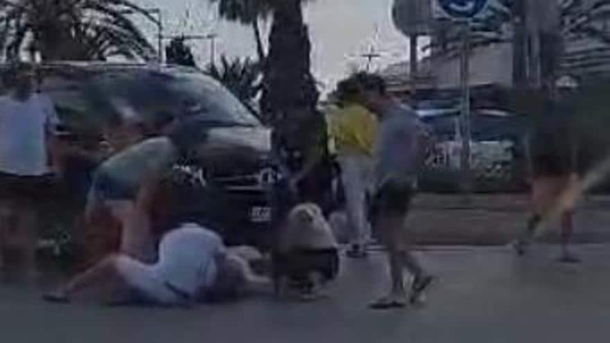 A cyclist is in serious condition after being run over at the Talamanca traffic circle