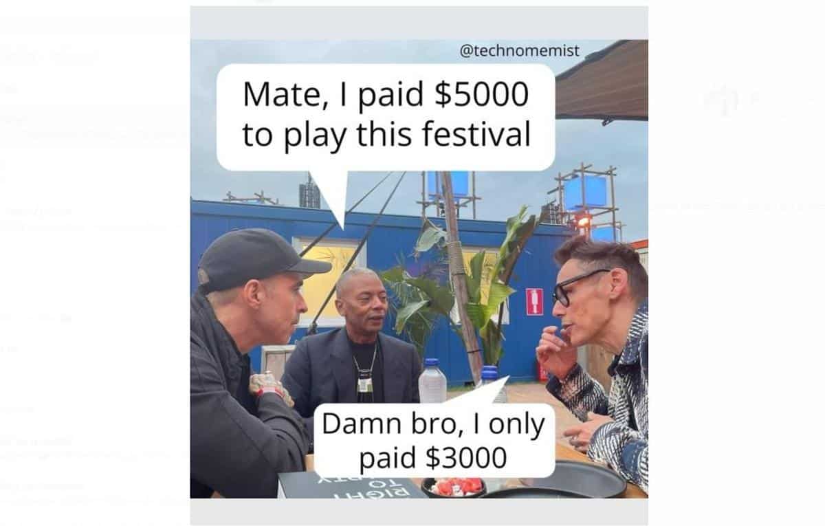 A meme posted on networks about the 