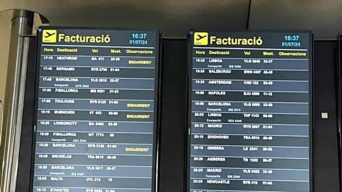 IBIZA AIRPORT CANCELLATIONS | Gale causes “endless queues”, six cancellations and delays at Ibiza airport