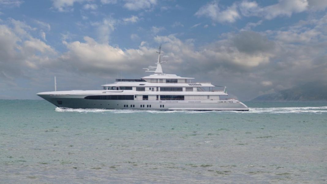 This is one of the best yachts in the world, which is sailing around Ibiza and is owned by Dolce & Gabbana