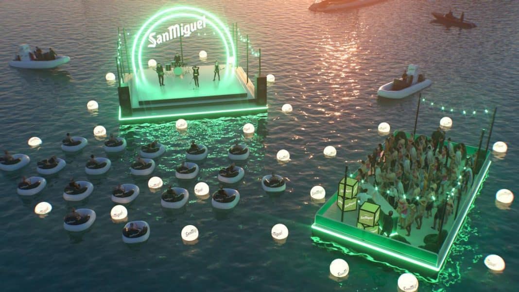 The Ministry does not authorize the floating stage for the San Miguel party in Ibiza
