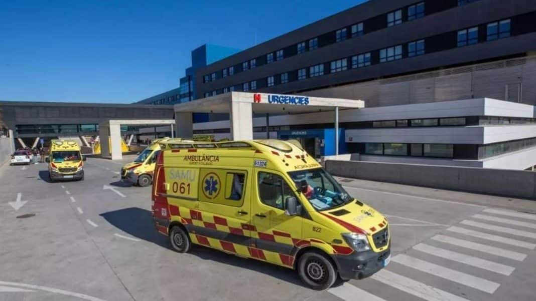 A motorcyclist seriously injured after an accident at the Ibiza fairgrounds traffic circle