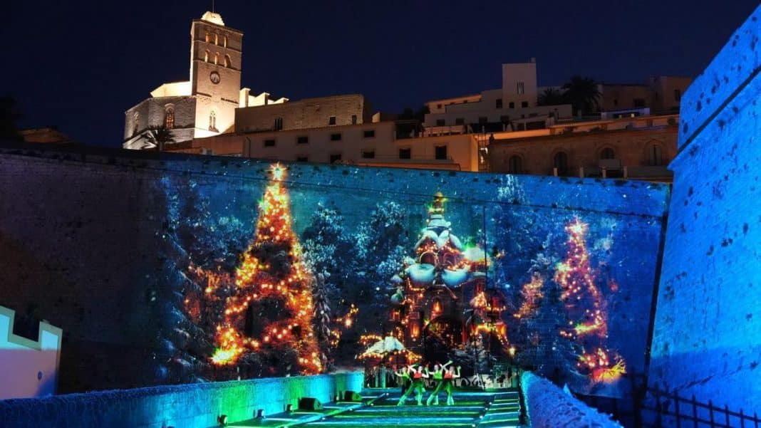 The ‘vileros’ turn to the Christmas lighting in Ibiza