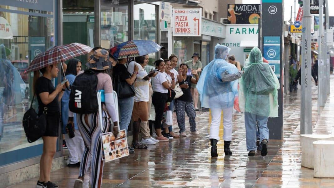 Alert due to the arrival of a squall in Ibiza