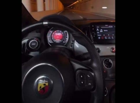 He drives at more than 150 kilometers per hour in Ibiza and posts it on Instagram