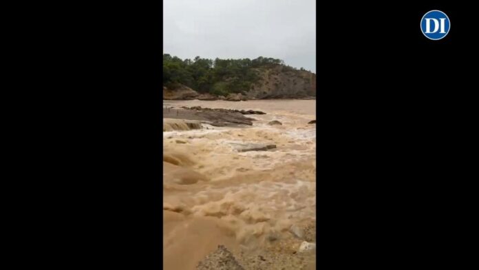 This is how the dune ‘Alice’ devastated two Ibiza beaches