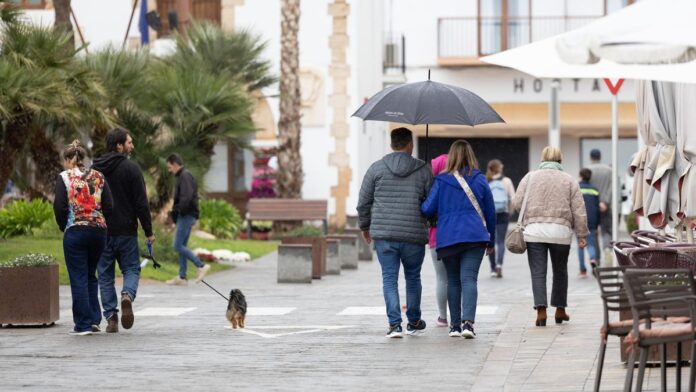 The Aemet announces a change of weather in Ibiza: lower temperatures and rains