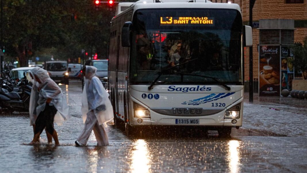 Ibiza and Formentera, on yellow alert for rainfall