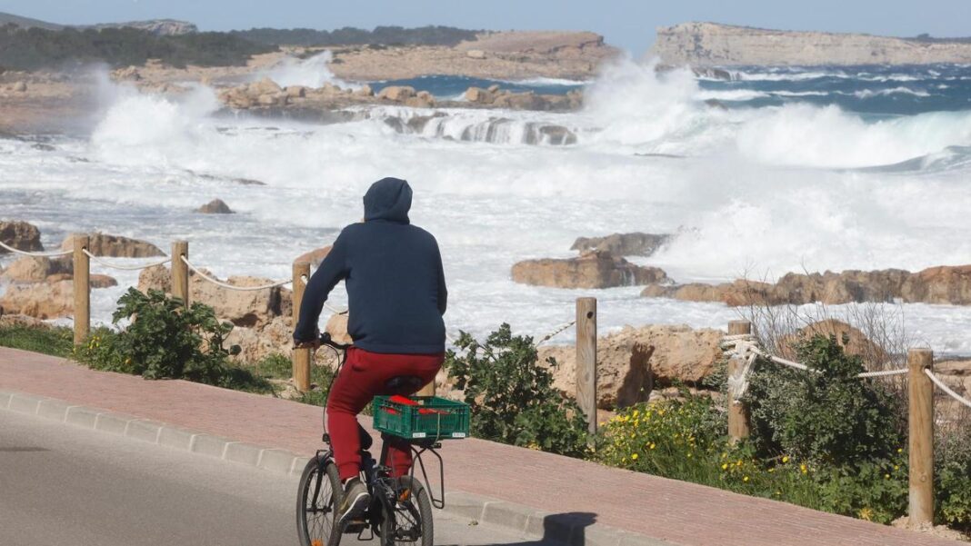 Ibiza on yellow alert: storm Goretti arrives with winds of up to 70 kilometers per hour
