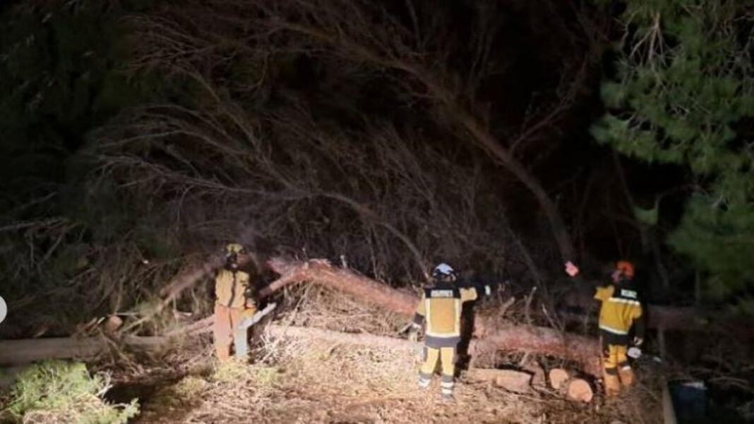 The storm ‘Ingrid’ hits Ibiza: rain, hail, gale-force wind and up to 53 incidents