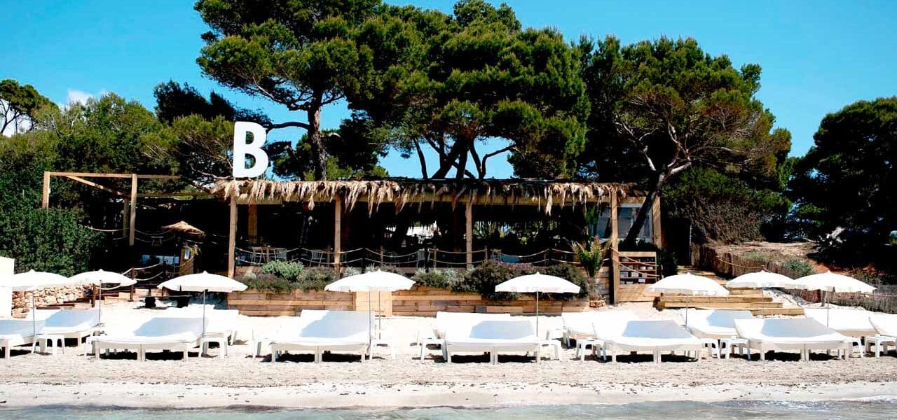 Beso Beach Ibiza at Ses Salines.