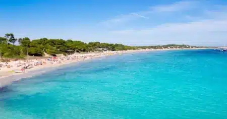 Ibiza beaches with friends: ses Salines