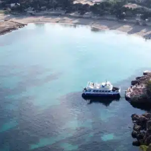 Experience the best boat trips in Ibiza: Sant Antoni to Es Vedra and Natural Park Aquarium