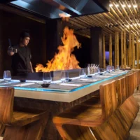 Taste delicious Japanese cuisine at Minami restaurant, located in one of Ibiza’s most famous nightclubs