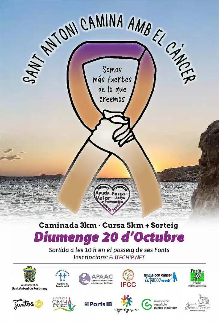 Sant Antoni camina amb el cancer