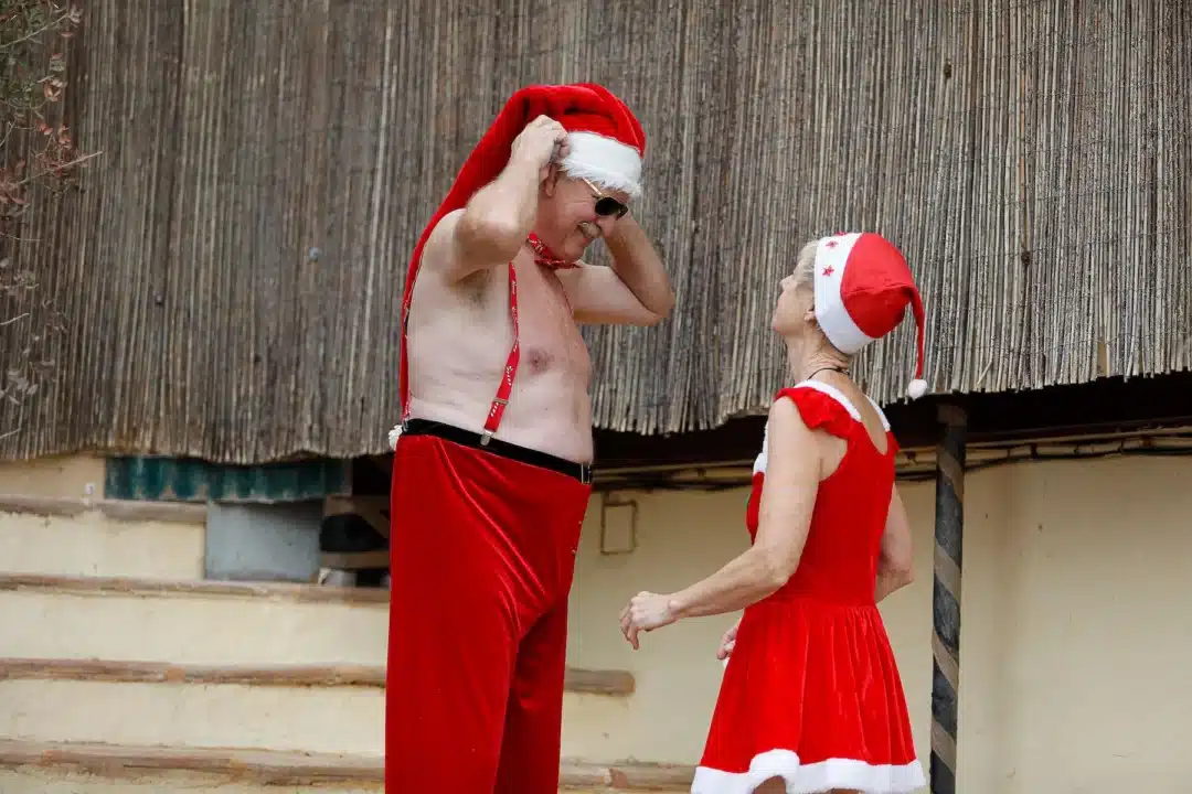 New Year’s Day swim at ses salines