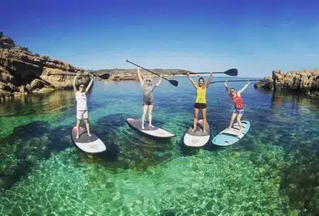 Paddlesurf in North Ibiza
