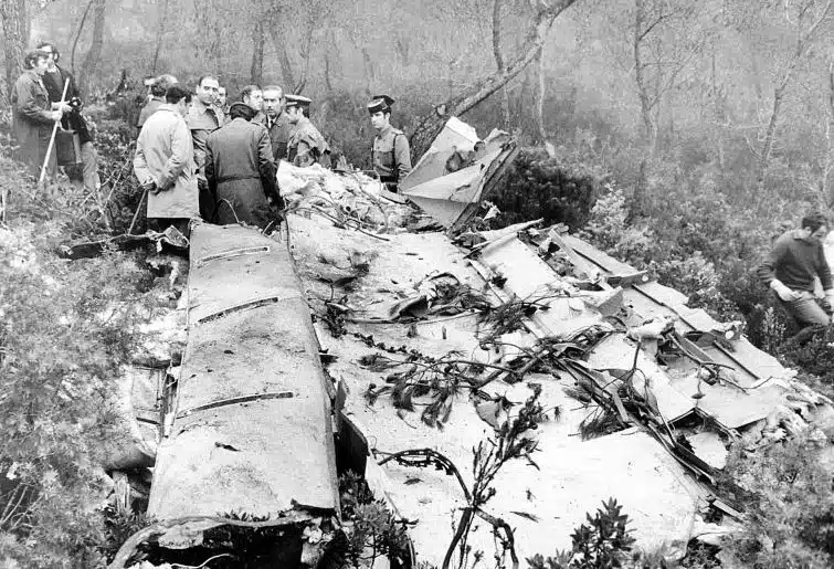 Plane crash in Ibiza