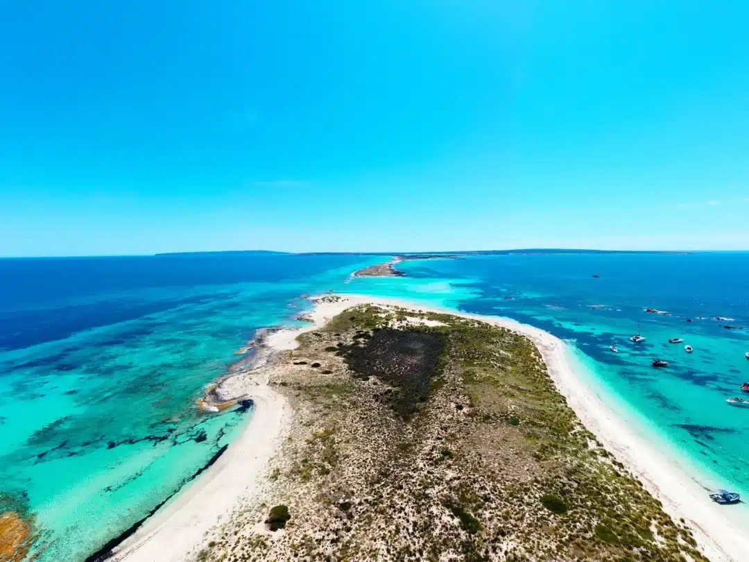 Ses Illetes beach in Formentera.