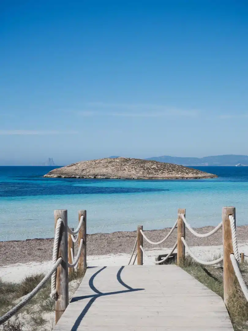 Ses Illetes beach in Formentera