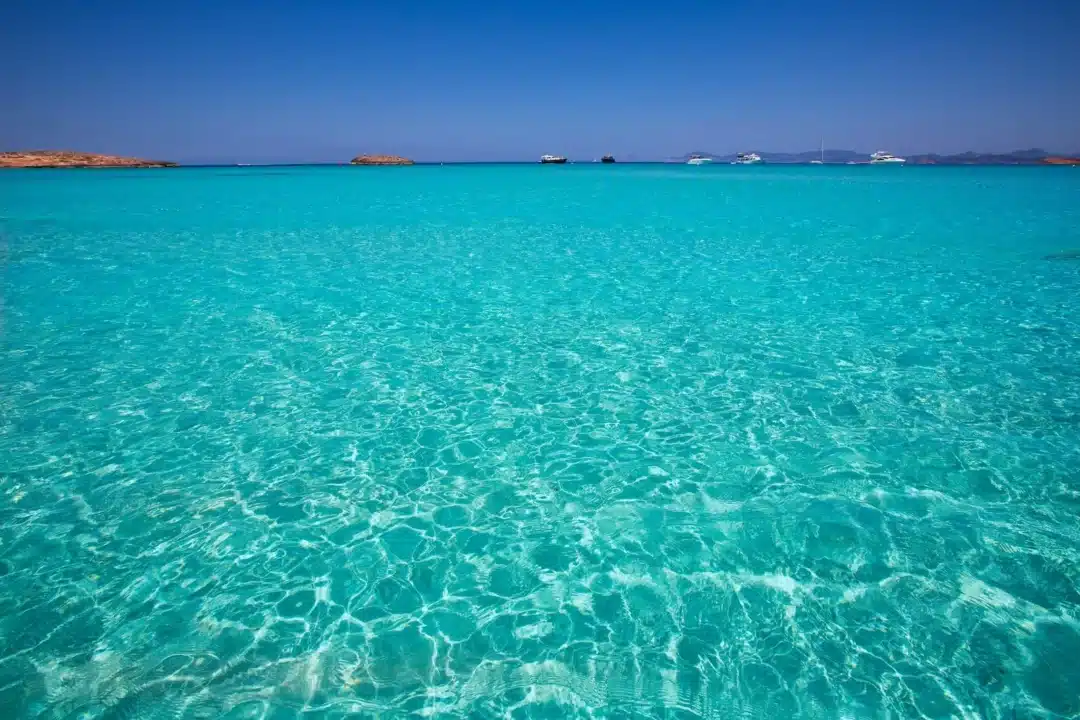 Ses Illetes beach in Formentera.