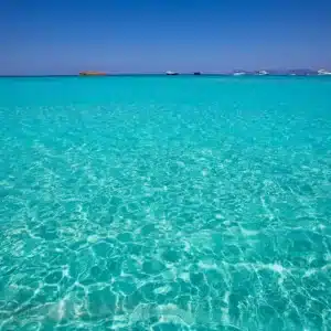 Ses Illetes beach in Formentera.