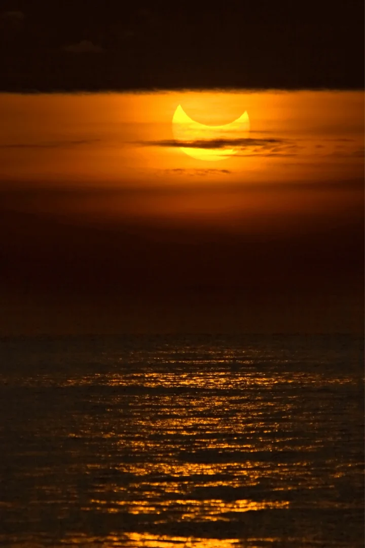Astronomical events: Partial Solar eclipse