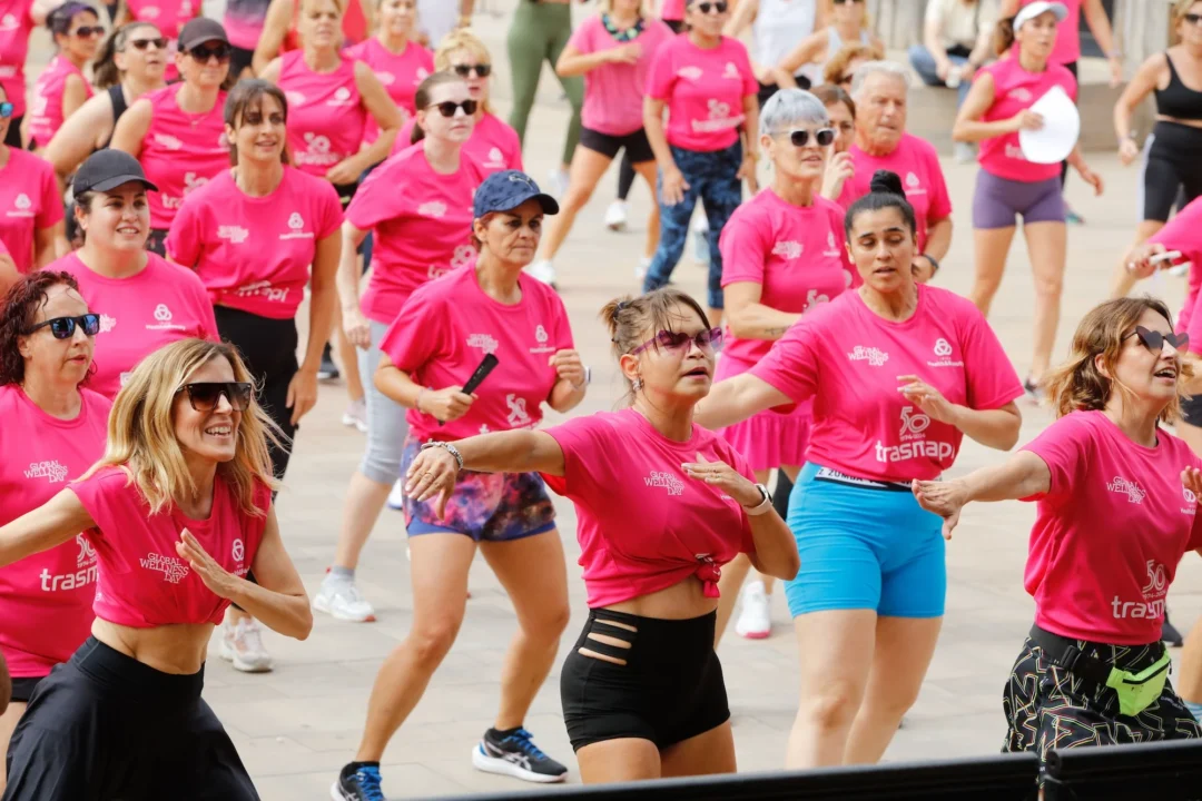 Zumba class at Hard Rock Hotel Ibiza fot the Global Wellness Day