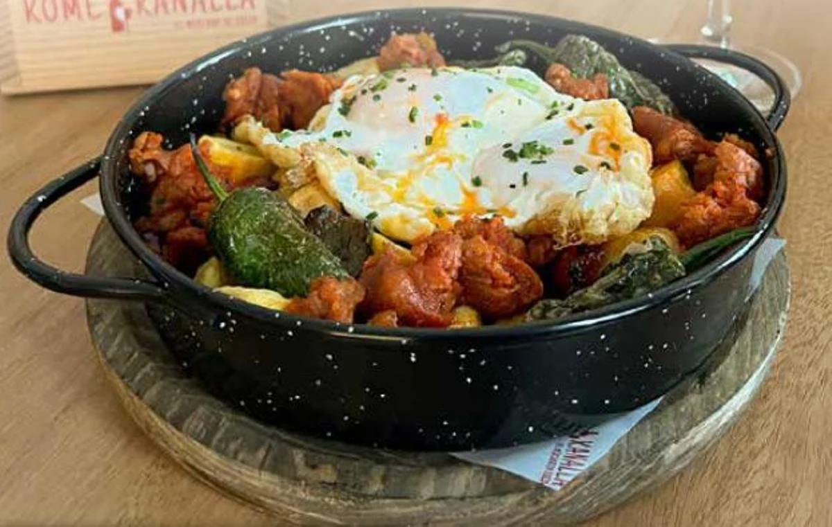 Eggs with Ibizan sobrasada by Juan Tur of Kome Kanalla / PG