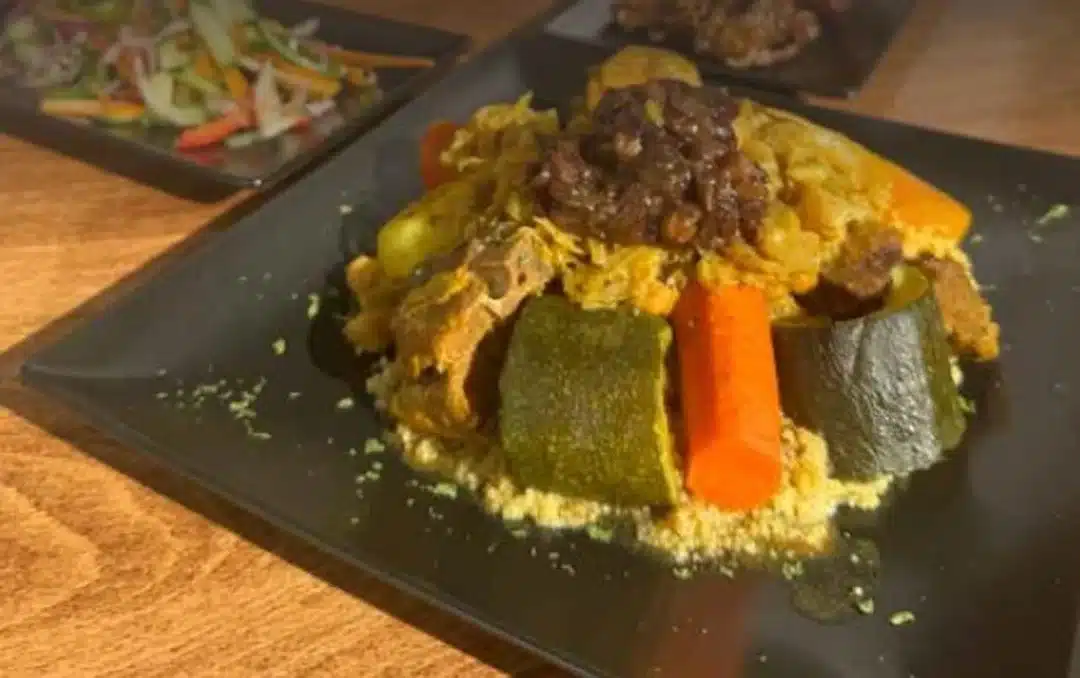 Cous-Cous served at Can Moreta.