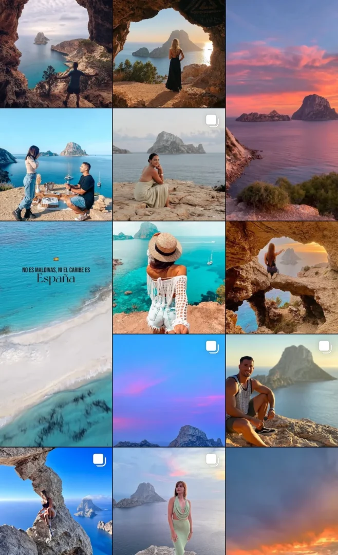 Es Vedrà viewpoint instagram