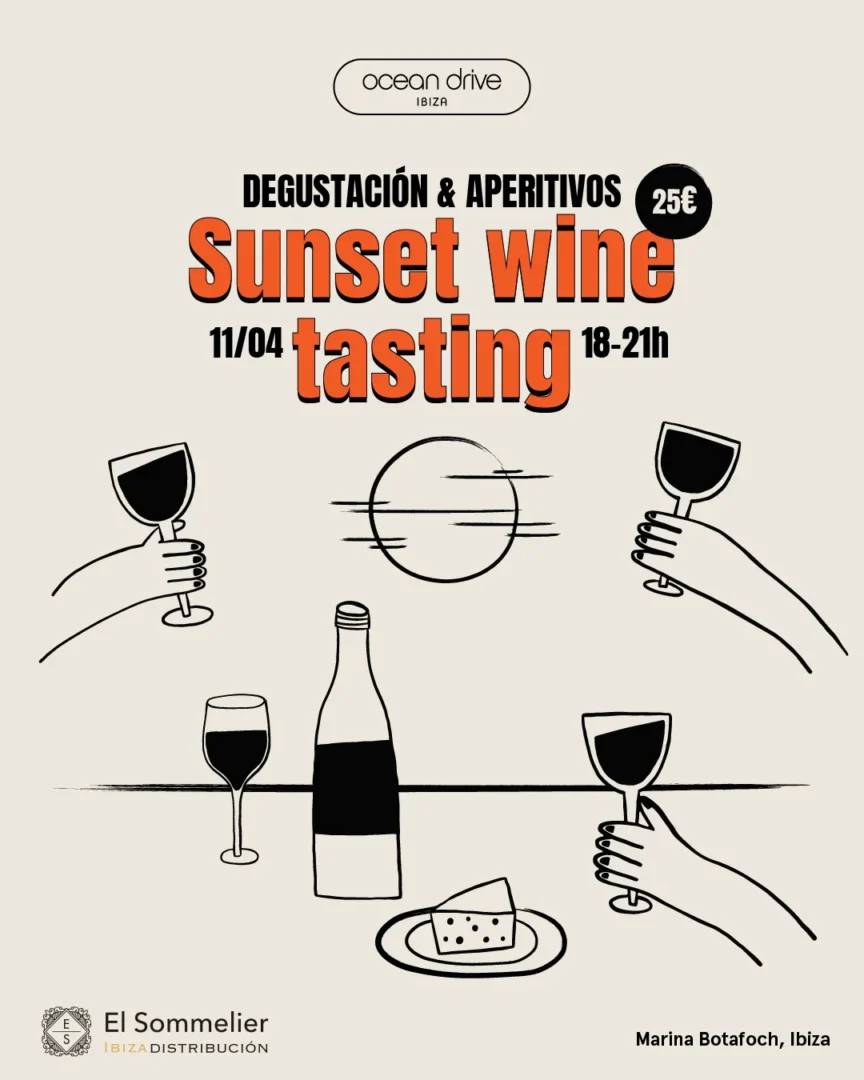 Sunset Wine Tasting at Ocean Drive Ibiza