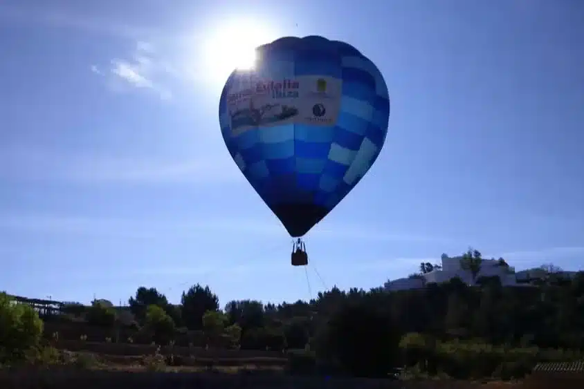 Hot air balloon ride in Ibiza 2