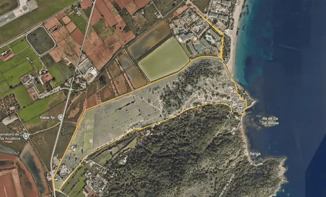 Playa d'en bossa hiking route