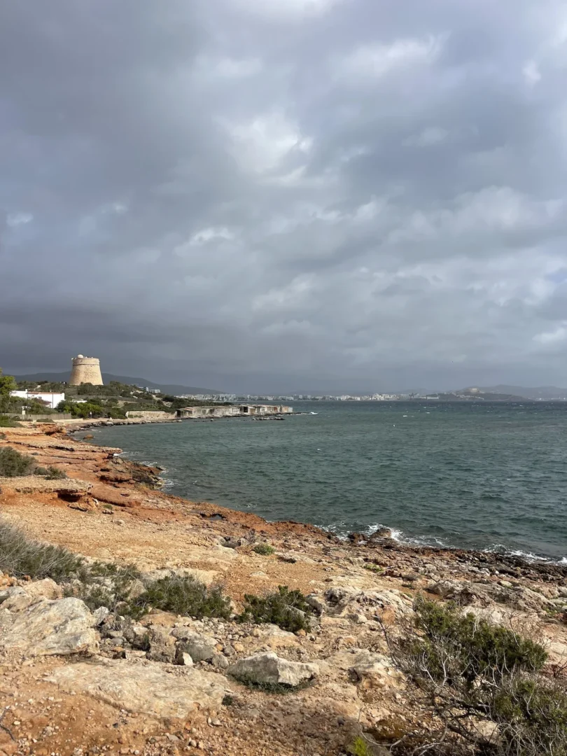 Sa Sal Rossa tower from sa Xanga.