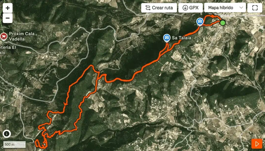 Sa Talaia hiking route