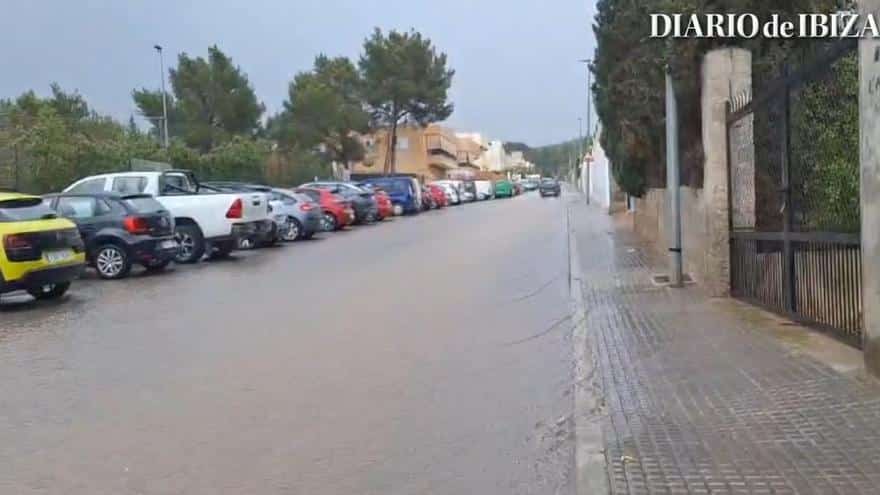 Rain in Ibiza